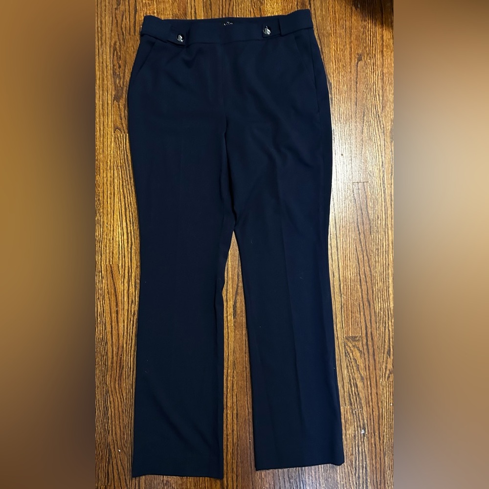 White House Black Market Navy Blue the slim pants